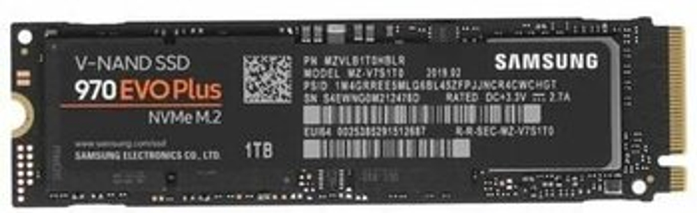 SSD SAMSUNG 970 EVO Plus 1TB MZ-V7S1T0BW 970 EVO Plus 1TB