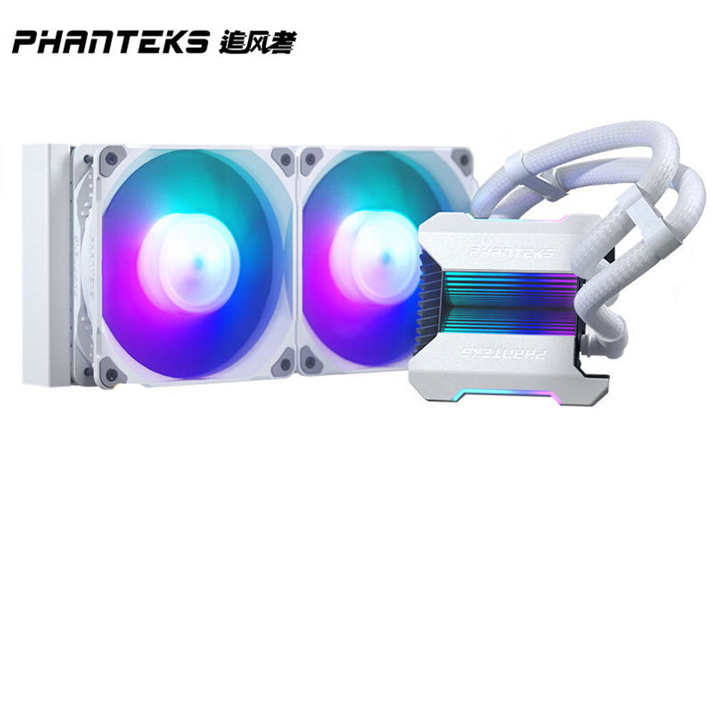 Система водяного охлаждения Phanteks Glacier ONE 240 M25 DRGB S1700/115x/1200/2011/2011-3/2066/AM4/AM5 White RTL