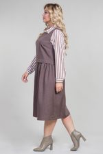 Сарафан 914 коричневый Novita (Акция)