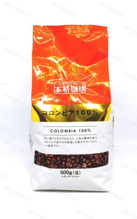Кофе зерновой Columbia, 500 гр.