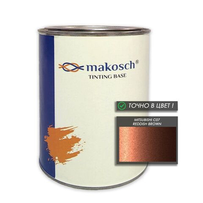 Автоэмаль makosch/MITSUBISHI C07, Базовая эмаль, медный, перламутр, 800мл.