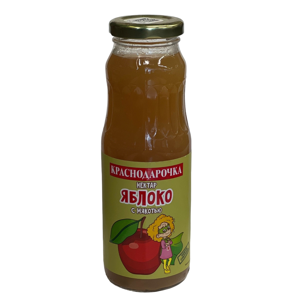 Сок яблочный с мякотью краснодарочка гост 0,25мл