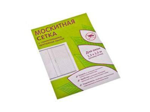 Москитная сетка для окон с крепежной лентой 1,3*1,5м (96шт/кор)