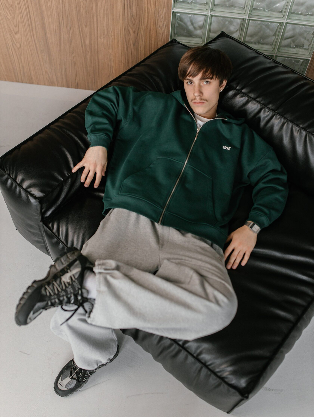 Худи UNIFORM Heavy Zip unf. , Зеленый