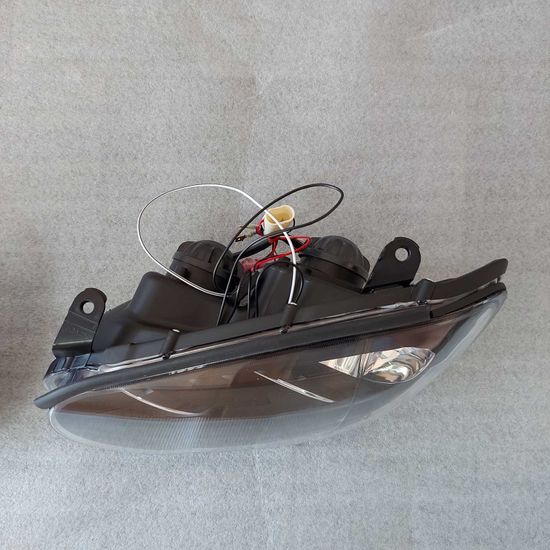 Передние фары angel eyes black для Subaru Impreza II GD 03-05