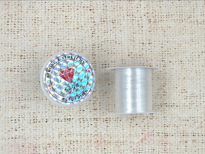 Нить-резинка, спандекс без оплётки 0,35 мм, 10 м