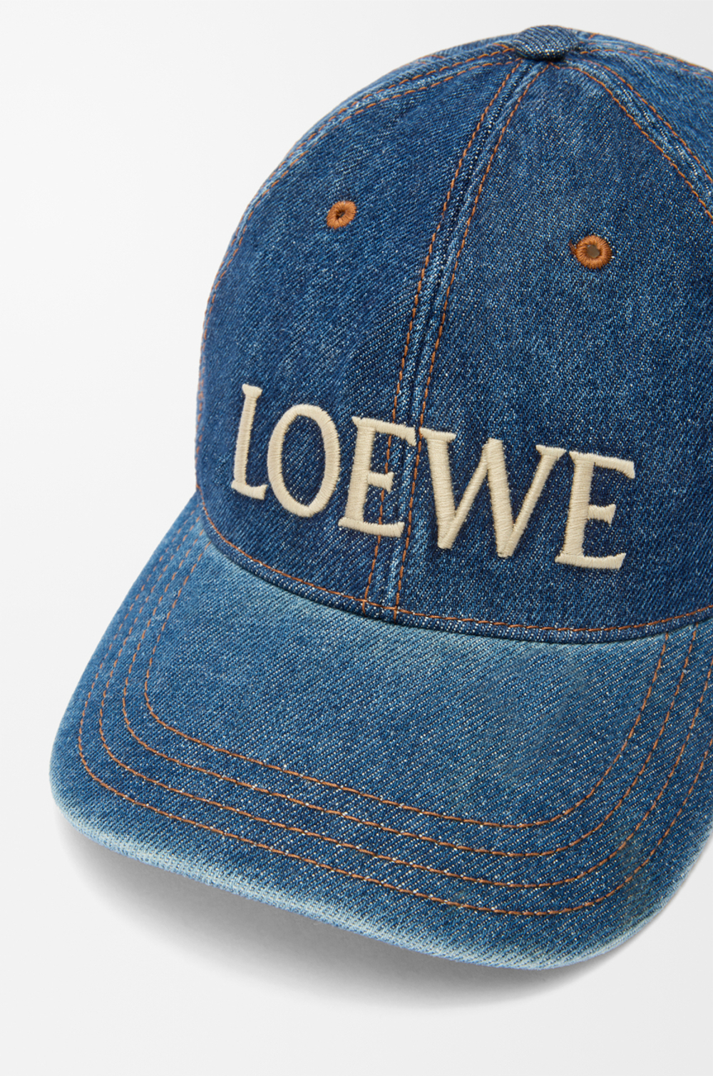 Loewe Кепка из из джинсовой ткани, джинсовый синий