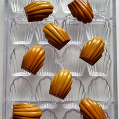 987 | Форма для шоколадных конфет "Мадлен" (275*175 мм)