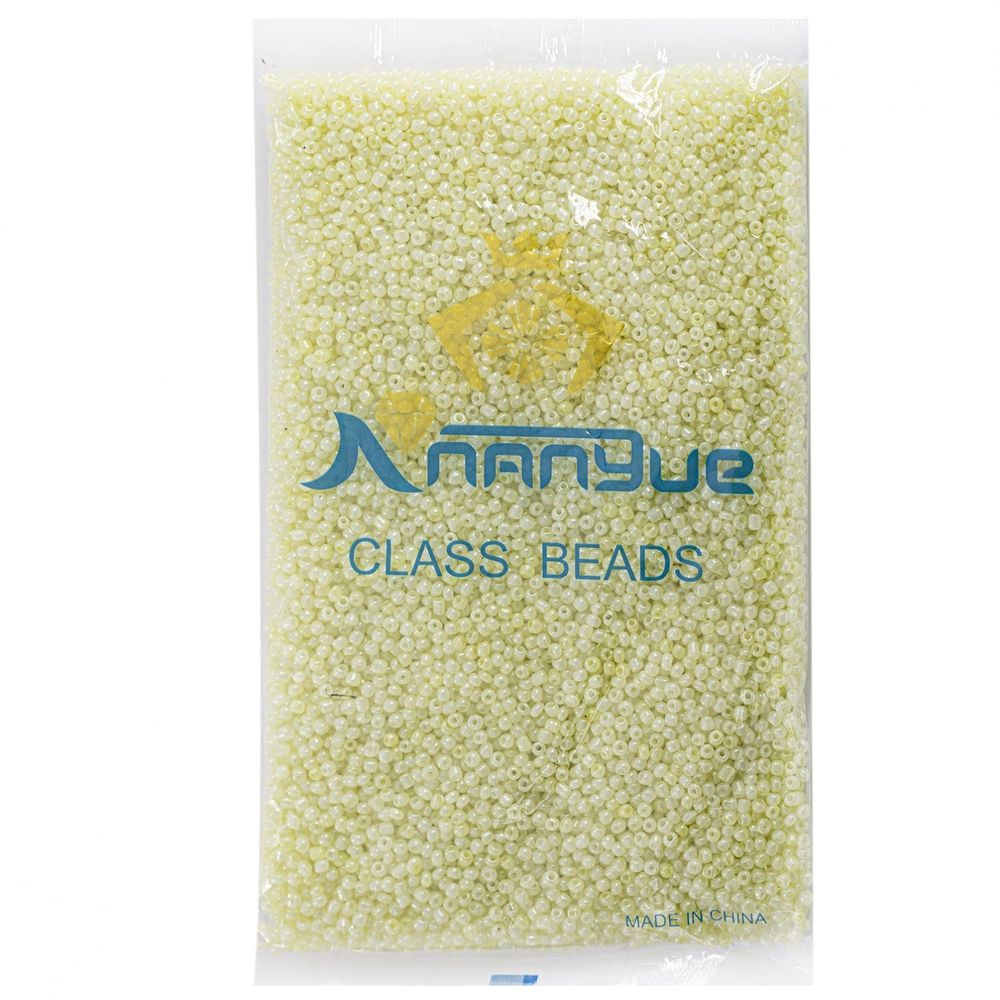 Бисер Alingar размер №12 вес 450 гр., светло-зеленый, перламутровый, непрозрачный, пакет Бисер Alingar размер №12 вес 450 гр., светло-зеленый, перламутровый, непрозрачный, пакет