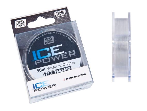 Леска монофильная Team Salmo ICE POWER 50 м, 0,20 мм