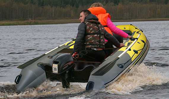 Надувная лодка REEF SKAT 350 S НД Тритон (комбинированный транец)