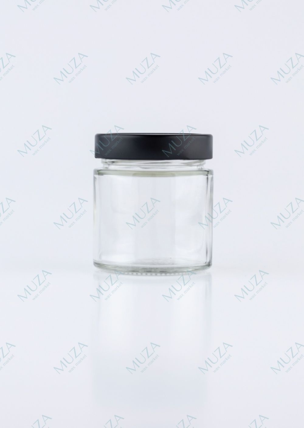 Баночка стеклянная с крышкой 200 мл.