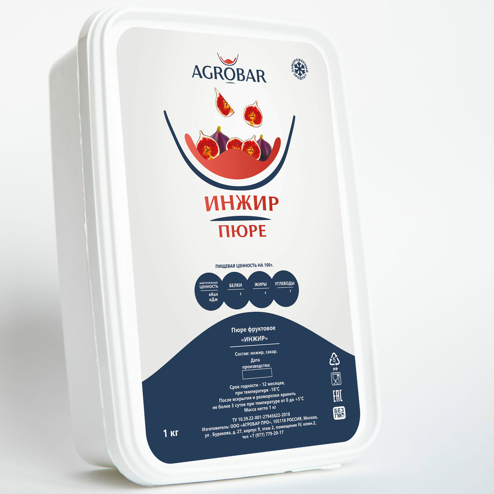 Пюре Инжир AGROBAR 1 кг.