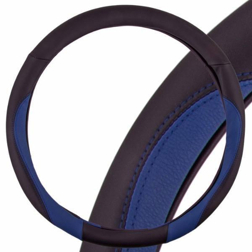 Оплетка руля M Skyway Eco Combo 6 экокожа черно-синяя