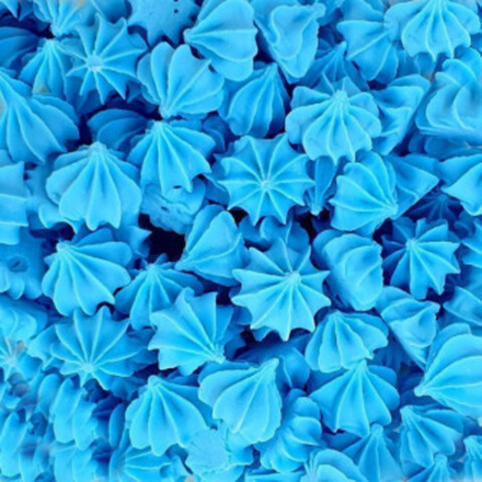 Сахарные фигурки МИНИ-БЕЗЕ голубые (40 гр)
