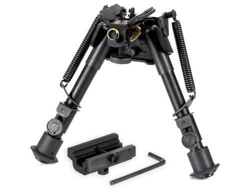 Сошки ShotTime на антабочный винт с качалкой L=14,5-22см