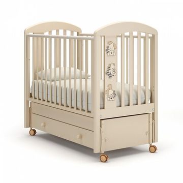 Детская кроватка с продольным маятником Гандылян Макс Слоновая кость