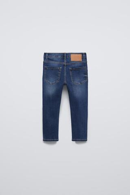 ZARA БАЗОВЫЕ ДЖИНСЫ СКИННИ, СИНИЙ