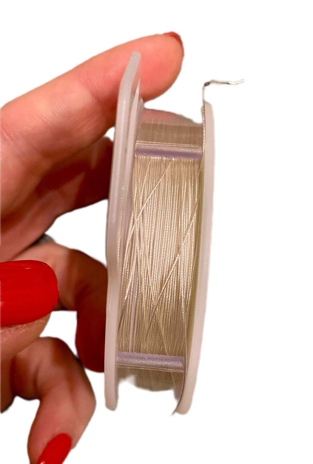 Проволока для нанизания бусин (сатиновая нить, ланка) 1 боб-9,2 м США