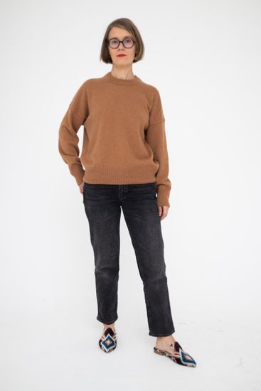 Джемпер Л.Т., 100% шерсть ягнёнка, цвет верблюд.