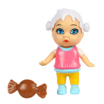 Куколка OLY в парике в чемоданчике на кодовом замке. Девочка 8см, арт.3381-1 ВВ3861 (Bondibon)