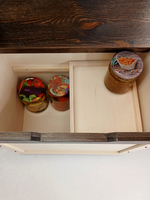 Сундук сиденье (мини-погреб) СВЕТЛОГОРЫ компактный для кухни. Бежевый, «палисандр»