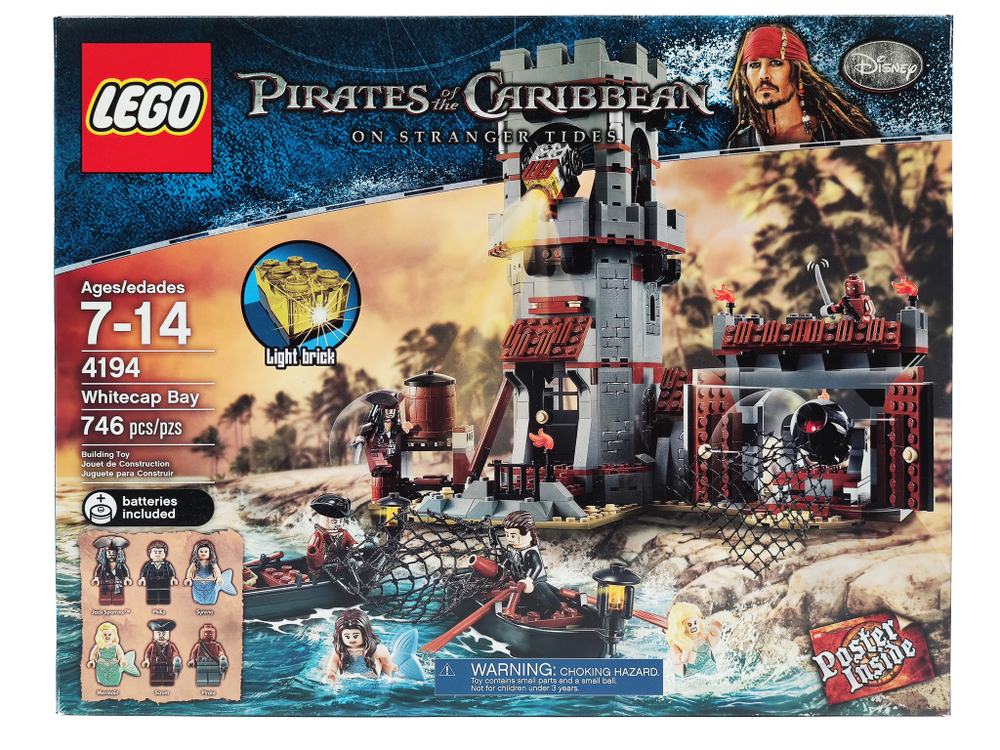 Конструктор Пираты Карибского моря LEGO 4194 залив Уайткэп