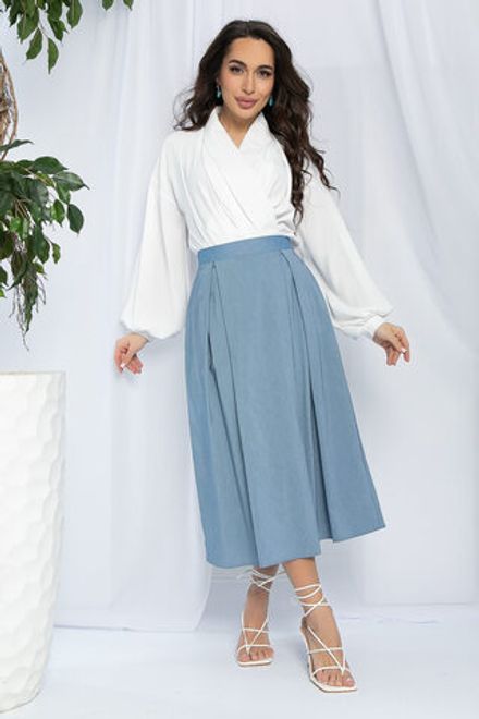 Юбка Городская среда (голубой джинс) Ю13079-16М LT Collection