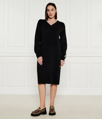 Хлопковое платье DKNY - черный(D2G4A160)