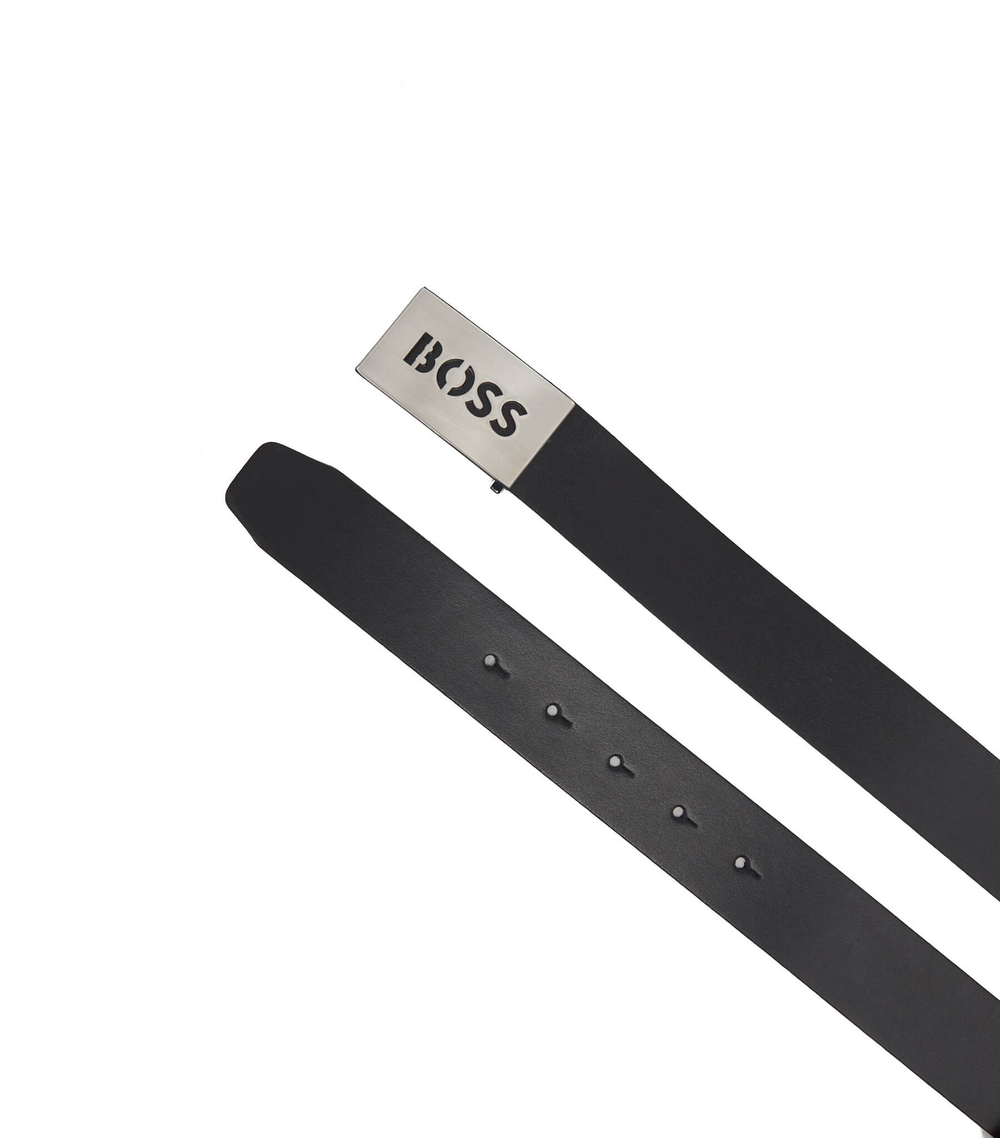 кожаный ремень BOSS BLACK - черный(50486746)