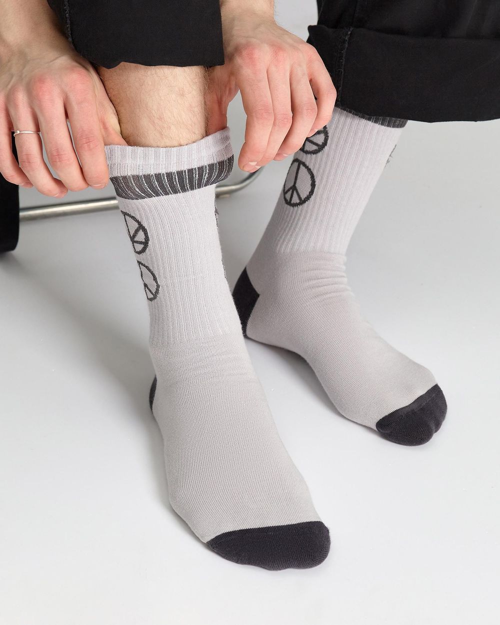 Носки Anteater Socks Peace Grey