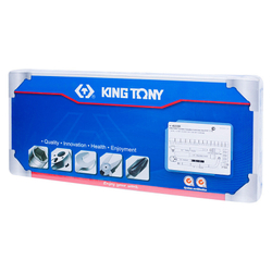 KING TONY (4533SR) Набор торцевых головок с принадлежностями 1/2", 6-гранные, 5/16"-1&1/4", 24 предмета