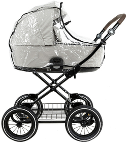 Детская коляска Roan Bass Next Classic d12 2.0 3 в 1 с автокреслом Tutis Elo Black BNC/84/2 Marzipan/Black/руч.Cappuccino