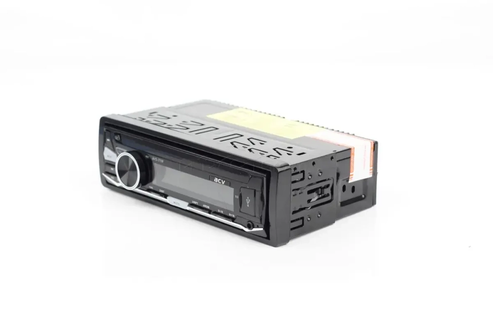 Автомагнитола 1DIN. ACV AVS-1701R 1DIN./красная/USB/SD/FM/4x15