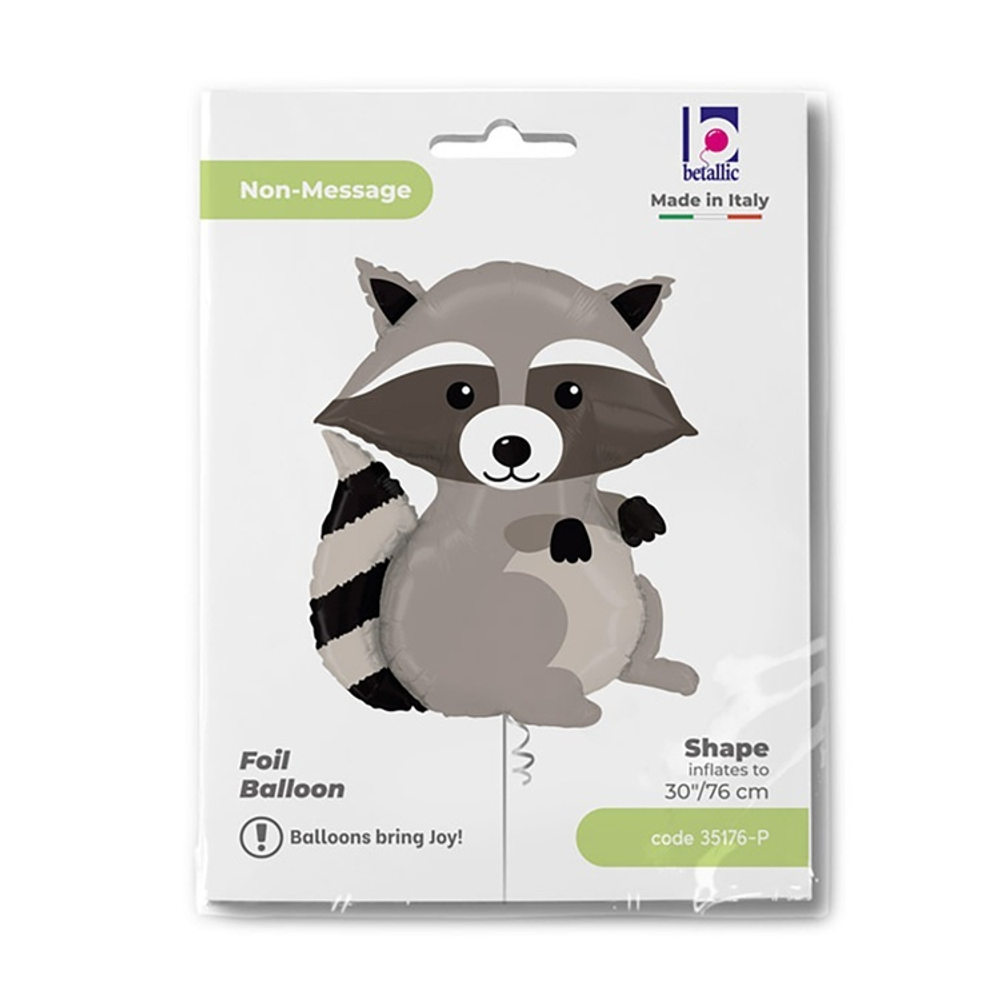 Фольгированный шар-фигура «Енот», 76 см