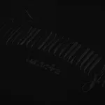 Худи Heartz Технопессимизм Heavycotton Embroided Blackout черный