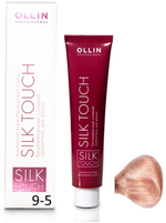 OLLIN SILK TOUCH 9/5 блондин махагоновый 60мл Безаммиачный стойкий краситель для волос