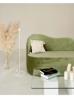 Торшер напольный с абажуром в гостиную современный