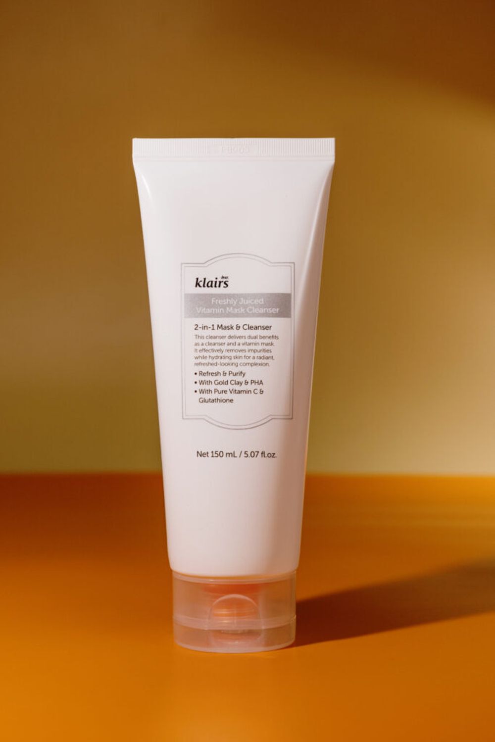 DEAR, KLAIRS Витаминная маска-пенка для умывания Freshly Juiced Vitamin Mask Cleanser (150 мл)