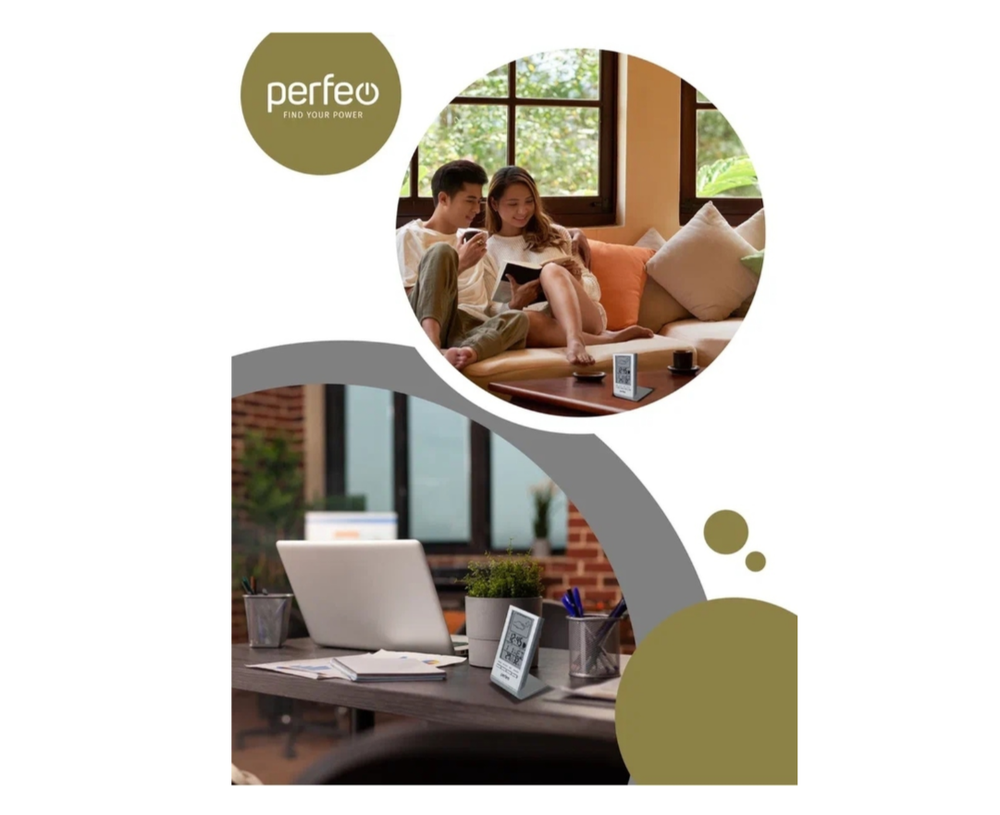 Часы-метеостанция Perfeo PF-S2092A Angle