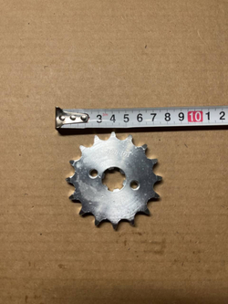 - Звезда ведущая 428-16 для мотоцикла, питбайка, мопеда с двигателем CG/CB, с валом 20 мм