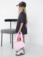 Летний костюм для девочки с велосипедками