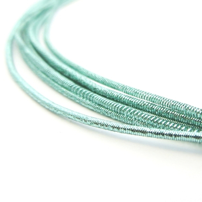 Канитель мягкая, фигурная, KAN/MM, 1,5 мм, металлик, морской зеленый