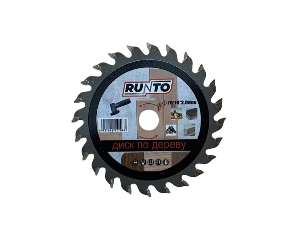Диск по дереву Runto 76x10 мм