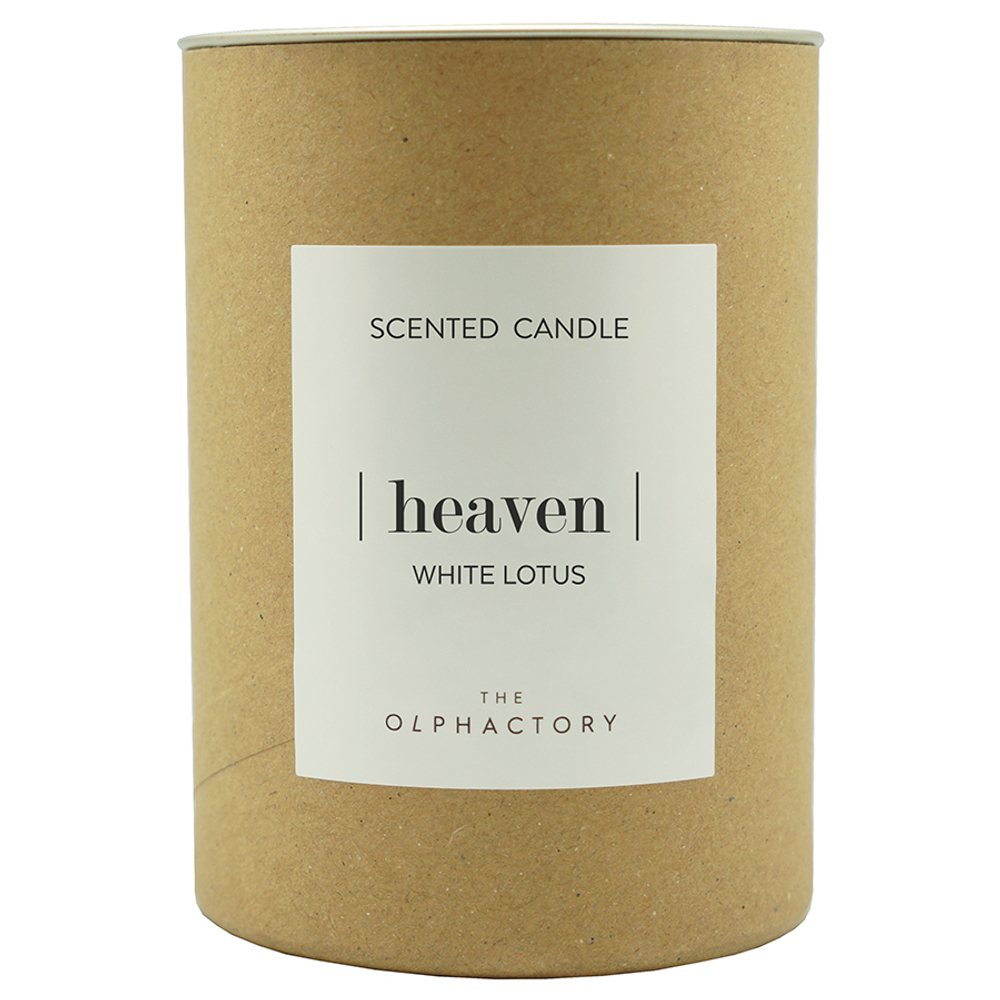 Свеча ароматическая the olphactory, heaven, white lotus, 40 ч