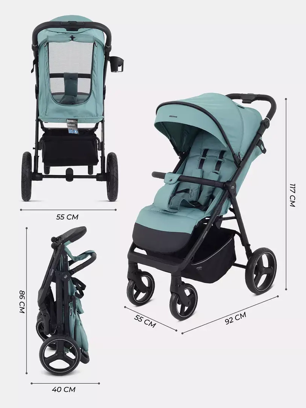 Коляска детская MOWBaby "NIMBUS" MB103