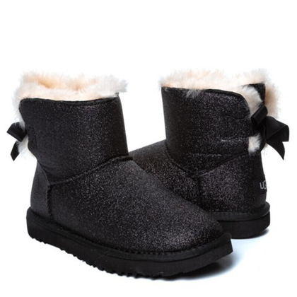 Угги Bailey Bow Mini Sparkle Boot Black