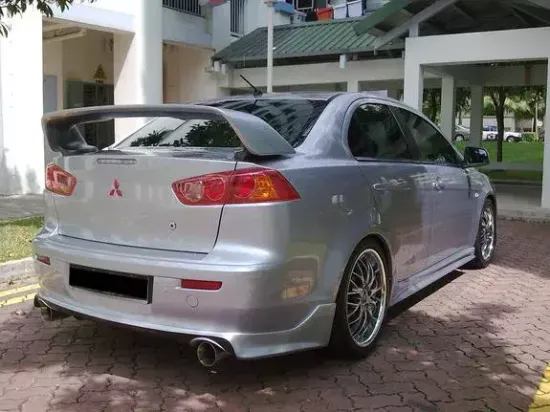 Накладки на пороги ZODIAK для Mitsubishi Lancer 10