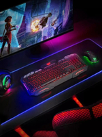 Клавиатура Doom Keeper GK-100DL RU; проводная игровая черный