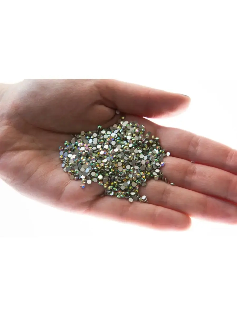 Стразы холодной фиксации стекло Crystal AB ss10